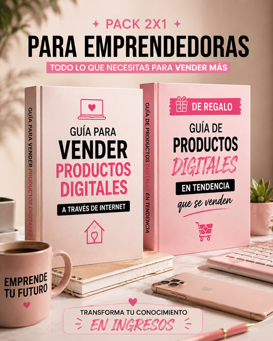 PACK 2X1 - GUIA PRODUCTOS DIGITALES